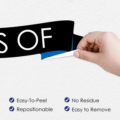 Big Dot Of Happiness Blue Class Of 2023 Graduation Party Wall Decals Set Of 20 2 Big Dot Of Happiness Blue Class Of 2023 Graduation Party Wall Decals Set Of 20 - Image 2