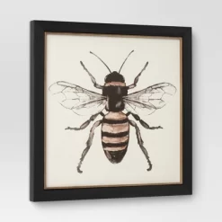 (3pk) 12" X 12" Bees Framed Wall Canvases - Threshold™ -Wall Charm Deals Store GUEST 00d7e625 8ad7 4174 9936 10ba67d9c680