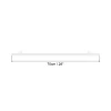 Unique Bargains PVC Poster Hanger Rail Poster Strip Bar With Clip For Poster Map