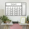 Scroll Dry Erase Calendar Peel And Stick Wall Decal - RoomMates