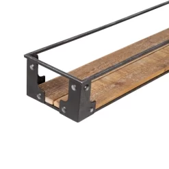 Honey-Can-Do Metal And Wood Wall Shelves -Wall Charm Deals Store GUEST 04436b59 002b 4f68 8250 3c2bea85d53c