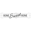 Home Sweet Home Peel And Stick Wall Decal Black - RoomMates