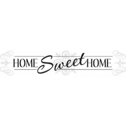 Home Sweet Home Peel And Stick Wall Decal Black - RoomMates