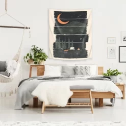 Americanflat Wish I Was Camping By NDTank Wall Tapestry