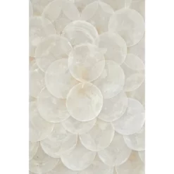 Shell Geometric Handmade Overlapping Shells Shadow Box With Canvas Backing Set Of 2 Cream - Olivia & May -Wall Charm Deals Store GUEST 07690795 2a46 4ad8 b3ec e523e2e26b32