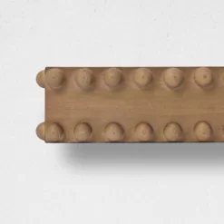 Large Beaded Wood Floating Decorative Wall Shelf Natural - American Art Decor -Wall Charm Deals Store GUEST 08758e2a 6ec8 4c58 83d9 ef38ca9fdeae