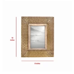 4 X 6 Inch Decorative Distressed Hammered Brass Metal Picture Frame - Foreside Home & Garden -Wall Charm Deals Store GUEST 0ad31da6 502d 4f12 be58 cbe62b9634cc