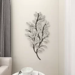 Metal Leaf Metallic Wall Decor With Stem - Olivia & May -Wall Charm Deals Store GUEST 0d6cc5f2 05a0 457f be52 7cf46411d228