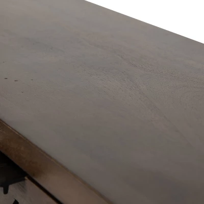 30" X 10" X 14" Mezzeta Decorative Coastal 2 Door Wall Cabinet Natural Wood - Kate & Laurel All Things Decor 5 30" X 10" X 14" Mezzeta Decorative Coastal 2 Door Wall Cabinet Natural Wood - Kate & Laurel All Things Decor - Image 5