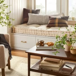 14"x36" Diamond Jacquard Lumbar Bed Pillow - Hearth & Hand™ With Magnolia