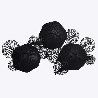 Metal Nobu Wall Hanging Navy/Gold - StyleCraft 1 Metal Nobu Wall Hanging Navy/Gold - StyleCraft