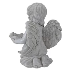 Northlight 9" Kneeling Angel With Flower Bird Feeder Outdoor Garden Statue -Wall Charm Deals Store GUEST 0fdc1ffc c189 47f2 9c01 af1df6de366d