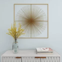 Metal Starburst Handmade Large 3D Wall Decor With Gold Frame Gold - CosmoLiving By Cosmopolitan 26 Metal Starburst Handmade Large 3D Wall Decor With Gold Frame Gold - CosmoLiving By Cosmopolitan -Wall Charm Deals Store GUEST 10d90ec5 53cd 4527 92f8 efc02a0ec2e9