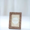 Shiraleah Roma Check 4" X 6" Picture Frame