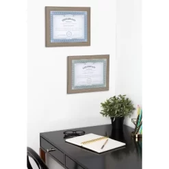 8.5" X 11" Kieva Document Frame Gray - DesignOvation -Wall Charm Deals Store GUEST 152bbebd 01a8 4110 8e8b c56f6a1e6598