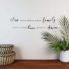 Kitchen Wall Stickers Wall Decals Decor, Bless Food, Family, Love Between Us (24.5 X 9 In)