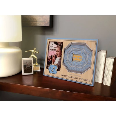 4" X 6" NCAA North Carolina Tar Heels 3D StadiumViews Picture Frame 1 4" X 6" NCAA North Carolina Tar Heels 3D StadiumViews Picture Frame