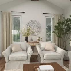 Wood Floral Handmade Intricately Carved Wall Decor With Mandala Design White - Olivia & May -Wall Charm Deals Store GUEST 19f8007d 68b2 41a4 9dd2 8d2660da7fa6