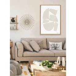 23" X 33" Sylvie Constructed I Neutral Framed Wall Canvas By Statement Goods Natural - Kate & Laurel All Things Decor 10 23" X 33" Sylvie Constructed I Neutral Framed Wall Canvas By Statement Goods Natural - Kate & Laurel All Things Decor -Wall Charm Deals Store GUEST 1d4ebf9d 8101 4801 aad1 a8845e84bc76