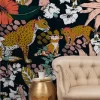 Marta Barragan Camarasa Animal Print Dark Jungle Tapestry - Society6