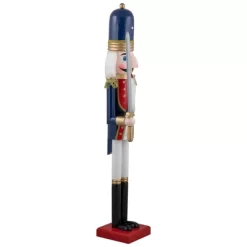 Northlight 48.25" Blue And White Christmas Nutcracker Soldier With Sword -Wall Charm Deals Store GUEST 1dd177e5 bad9 4cff 8d84 4aaf7cc8ab5f