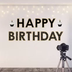 Big Dot Of Happiness Adult Happy Birthday - Gold - Peel And Stick Birthday Party Large Banner Wall Decals - Happy Birthday -Wall Charm Deals Store GUEST 1e0cac52 f39c 465c 9469 dad63040a2b3