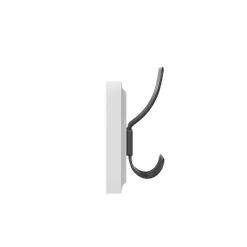 Emma And Oliver 34" Solid White Rustic Wall Hanging Storage Rack With Hooks For Entryway, Kitchen, Bathroom And More -Wall Charm Deals Store GUEST 2035cf84 561a 4953 901c baf8816acc07