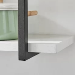 31.5" X 33.2" Modern 3 Tier Hanging Bracket Wall Shelve White Birch - Danya B. -Wall Charm Deals Store GUEST 233a719d 4674 43c8 8bb0 5ec0056afee3