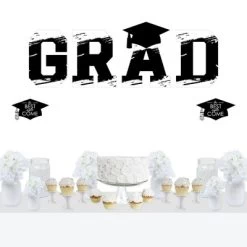 Big Dot Of Happiness Black And White Graduation Party Decor - Vinyl Wall Decals - Grad 11 Big Dot Of Happiness Black And White Graduation Party Decor - Vinyl Wall Decals - Grad -Wall Charm Deals Store GUEST 23af4b4a f7e2 4a79 86e9 d456b1ba6e4a