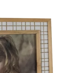 8X10 Inch Tan Plaid Fabric Picture Frame With MDF, Wood & Glass By Foreside Home & Garden -Wall Charm Deals Store GUEST 246bb5c9 204c 4b14 979e 11fbe92b5d2c