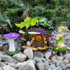 Disney Tinker Bell Miniature Resin Garden Set With Solar Tree House -Wall Charm Deals Store GUEST 28e14884 0301 45a0 b322 10cfe84acb6c