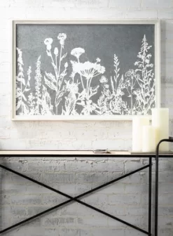 Sullivans Herb & Flower Iron Wall Sculpture 24.75"H Gray -Wall Charm Deals Store GUEST 29233cae 8088 4c93 8db8 edfb548e9255