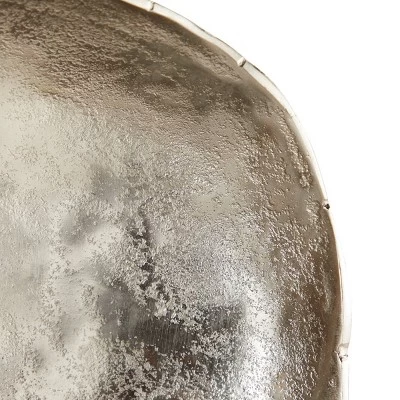 33" X 45" Aluminum Plate Wall Decor With Uneven Edges Silver - Olivia & May 5 33" X 45" Aluminum Plate Wall Decor With Uneven Edges Silver - Olivia & May - Image 5