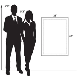 Azar Displays Floating Acrylic Wall Frame With Silver Stand Off Caps: 24" X 36" Graphic Size, Overall Frame Size: 28" X 40", 2-Pack 17 Azar Displays Floating Acrylic Wall Frame With Silver Stand Off Caps: 24" X 36" Graphic Size, Overall Frame Size: 28" X 40", 2-Pack -Wall Charm Deals Store GUEST 2befedb7 46d4 4460 ab6a ec2335c5a19b