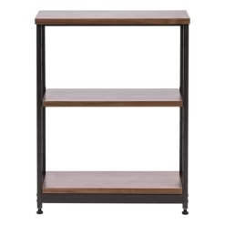 IRIS Wood And Metal Shelf Brown/Black
