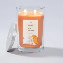 19oz Glass Jar Vanilla Pumpkin Candle - Home Scents 7 19oz Glass Jar Vanilla Pumpkin Candle - Home Scents -Wall Charm Deals Store GUEST 2c7aaff9 b04a 4abd 967d 53c5509305be