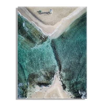 23" X 31" Poipu Beach Kauai By Rachel Dowd Floating Acrylic Unframed Wall Canvas - Kate & Laurel All Things Decor 1 23" X 31" Poipu Beach Kauai By Rachel Dowd Floating Acrylic Unframed Wall Canvas - Kate & Laurel All Things Decor