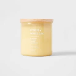 Wellness Jar Citrus And White Oak Candle Yellow - Threshold™ -Wall Charm Deals Store GUEST 2ed91f4f 6994 434b 8b99 5124507b0825
