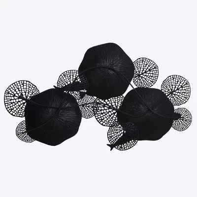 Metal Nobu Wall Hanging Navy/Gold - StyleCraft 7 Metal Nobu Wall Hanging Navy/Gold - StyleCraft - Image 7