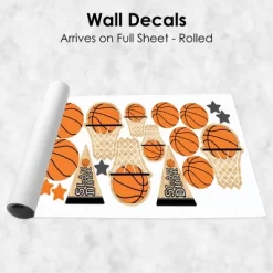 Big Dot Of Happiness Nothin’ But Net - Basketball - Peel And Stick Sports Decor Vinyl Wall Art Stickers - Wall Decals - Set Of 20 -Wall Charm Deals Store GUEST 30ba66bf 88c7 46c2 8634 c9c53a33c128