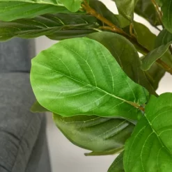 HOMCOM 5FT Artificial Fiddle Leaf Fig Tree, Faux Decorative Plant In Nursery Pot For Indoor Or Outdoor Décor -Wall Charm Deals Store GUEST 3142cda3 86d1 4436 8dad 9741a107ffa0