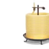 Candle By The Hour 144-Hour Candle Refill, Eco-friendly Natural Beeswax With Cotton Wick