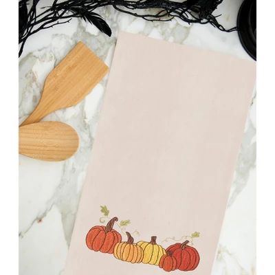 C&F Home Pumpkin Patch Flour Sack Embroidered Cotton Kitchen Towel 2 C&F Home Pumpkin Patch Flour Sack Embroidered Cotton Kitchen Towel - Image 2