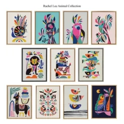 18" X 24" Sylvie Galah Framed Canvas Wall Art By Rachel Lee Gray - Kate And Laurel -Wall Charm Deals Store GUEST 332c4ec8 8906 4589 adb5 5300e1131dab