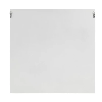 Boho Notion Square Carved Wall Panel White 5 Boho Notion Square Carved Wall Panel White - Image 5
