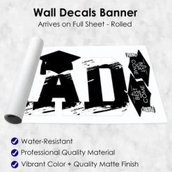 Big Dot Of Happiness Black And White Graduation Party Decor - Vinyl Wall Decals - Grad 9 Big Dot Of Happiness Black And White Graduation Party Decor - Vinyl Wall Decals - Grad -Wall Charm Deals Store GUEST 371dc58b dd8a 48b8 a71c da5a32ee0f88