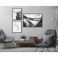 (Set Of 3) 23" X 33" Sylvie Highland Cow Mountains And Inca Trail Framed Canvas Set Gray - Kate & Laurel All Things Decor 8 (Set Of 3) 23" X 33" Sylvie Highland Cow Mountains And Inca Trail Framed Canvas Set Gray - Kate & Laurel All Things Decor -Wall Charm Deals Store GUEST 3ae3b395 f041 46e8 a1cb ae0c5b89708f