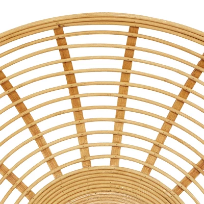 Wood Plate Handmade Basket Wall Decor Set Of 3 Brown - Olivia & May 3 Wood Plate Handmade Basket Wall Decor Set Of 3 Brown - Olivia & May - Image 3