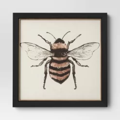 (3pk) 12" X 12" Bees Framed Wall Canvases - Threshold™ -Wall Charm Deals Store GUEST 3cc942c9 28ef 408e bdde c550445cf53f