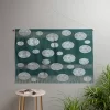 Sheila Wenzel Ganny Snowflake Polka Dots Large Landscape 47" X 32" Fiber Wall Hanging - Society6